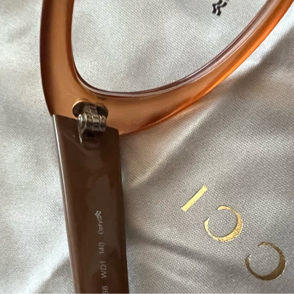 New Authentic Gucci Full Rim Butterfly / Cat Eye Brown Frames 3566 WD1 140 - Picture 6 of 16